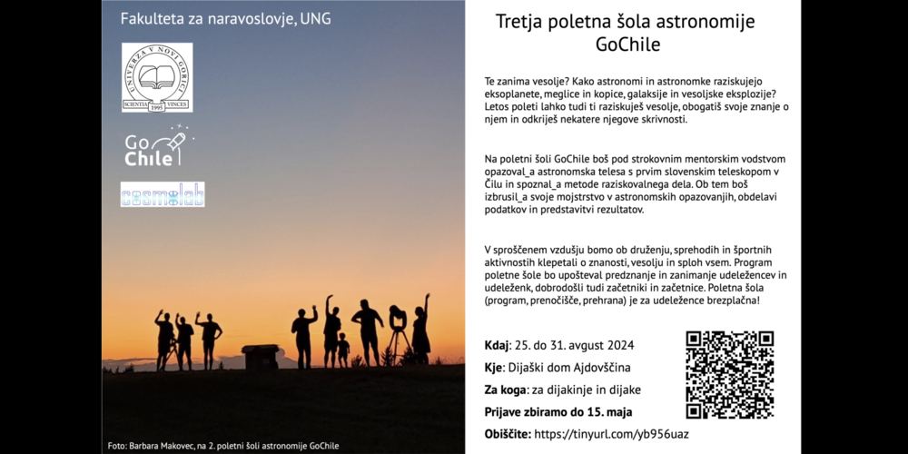 Cosmolab - Poletna šola astronomije GoChile 2024